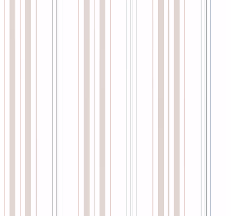Tapet børneværelset pastel tynde striber - TenStickers