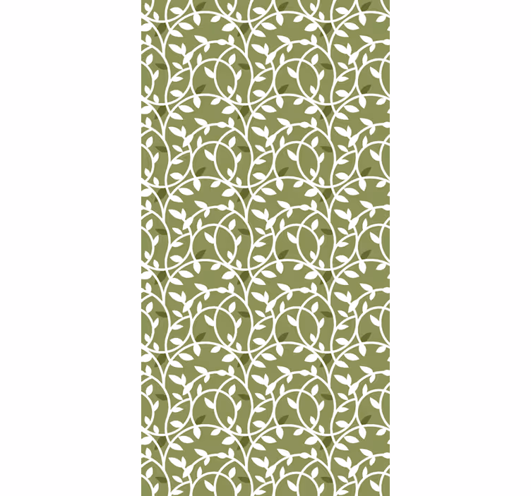 Vine pattern simplicity tapet til soveværelse - TenStickers
