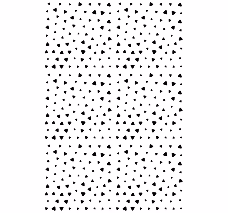 Tapet til soveværelse med geometrisk hjerte mønster - TenStickers