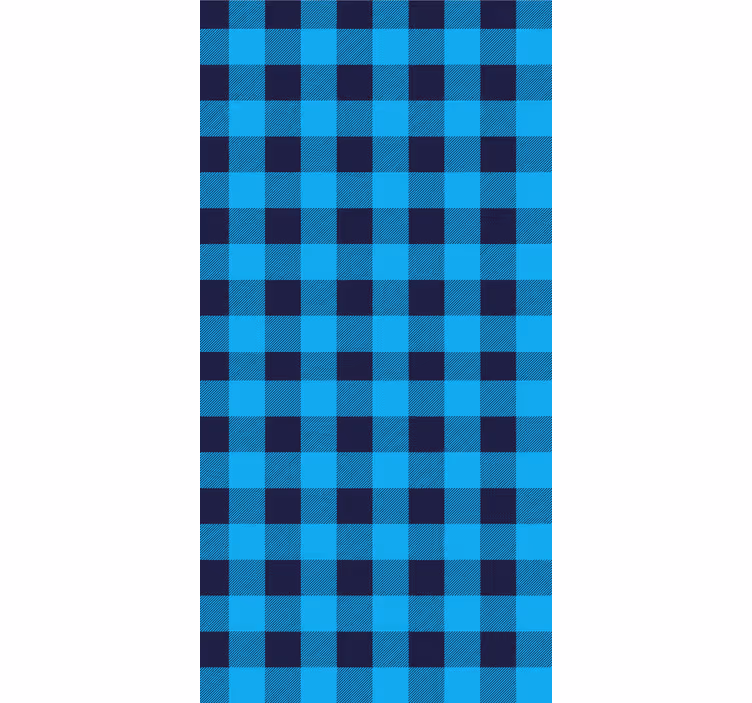 Tapet til soveværelse ternet mønsterdesign - TenStickers
