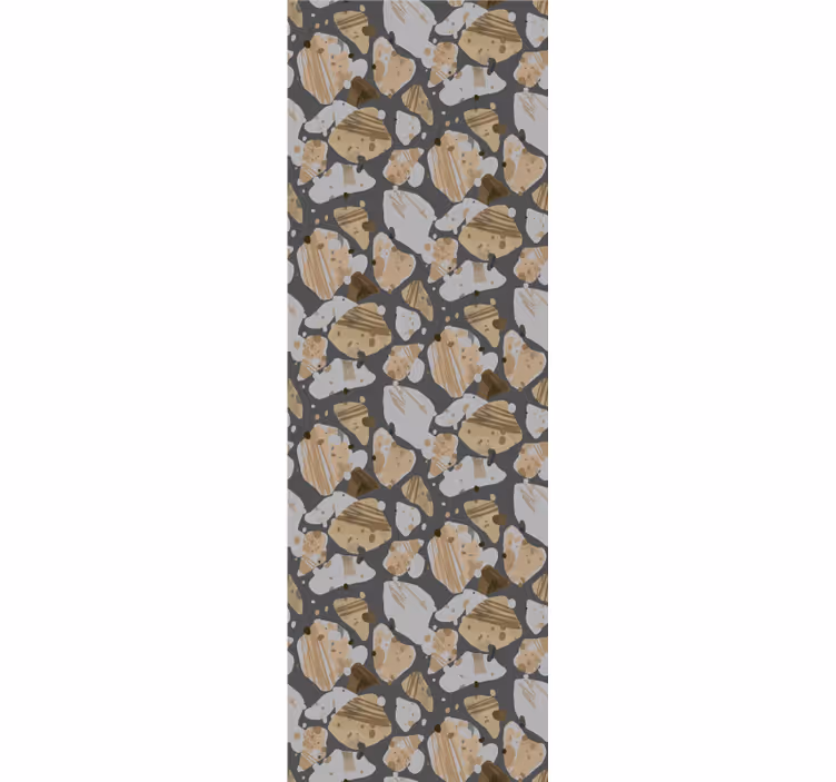 Cement terrazzo mønster tapet til soveværelse - TenStickers