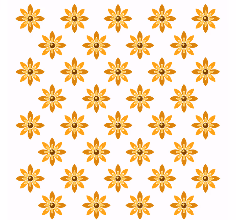 Blomster tapet hemmelig have - TenStickers