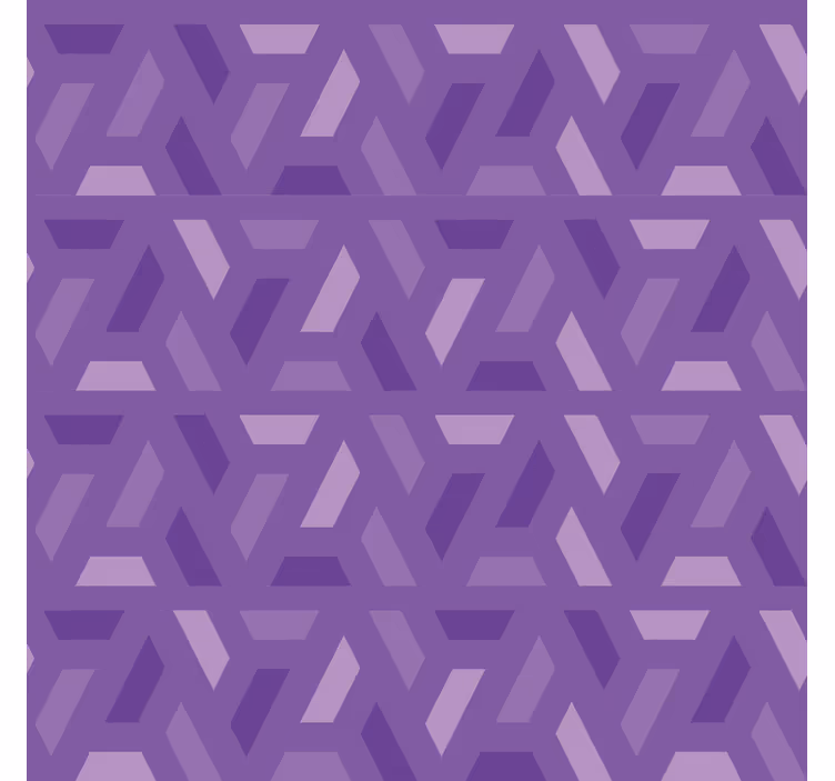 Lilla tapet i geometriske lilla nuancer - TenStickers