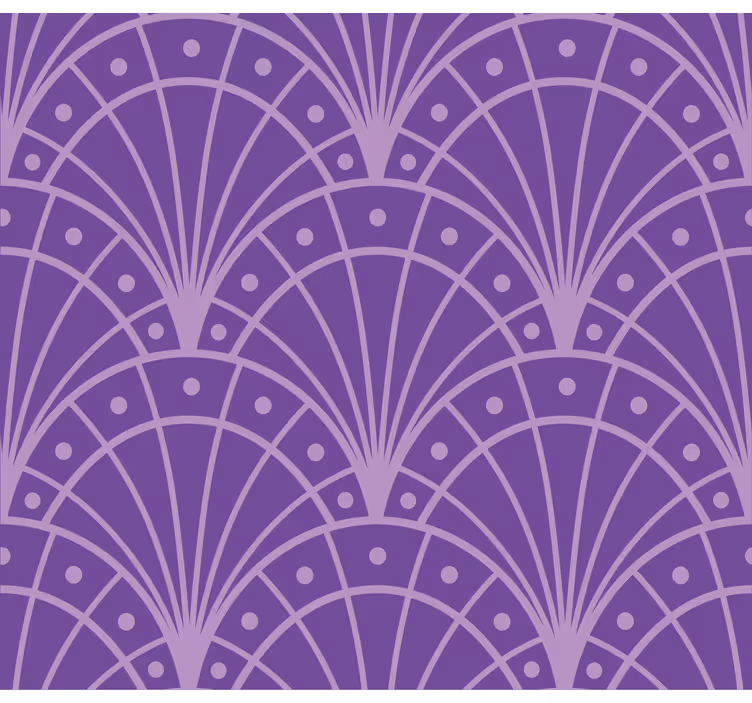 Lilla tapet minimalistisk lilla artdeco - TenStickers