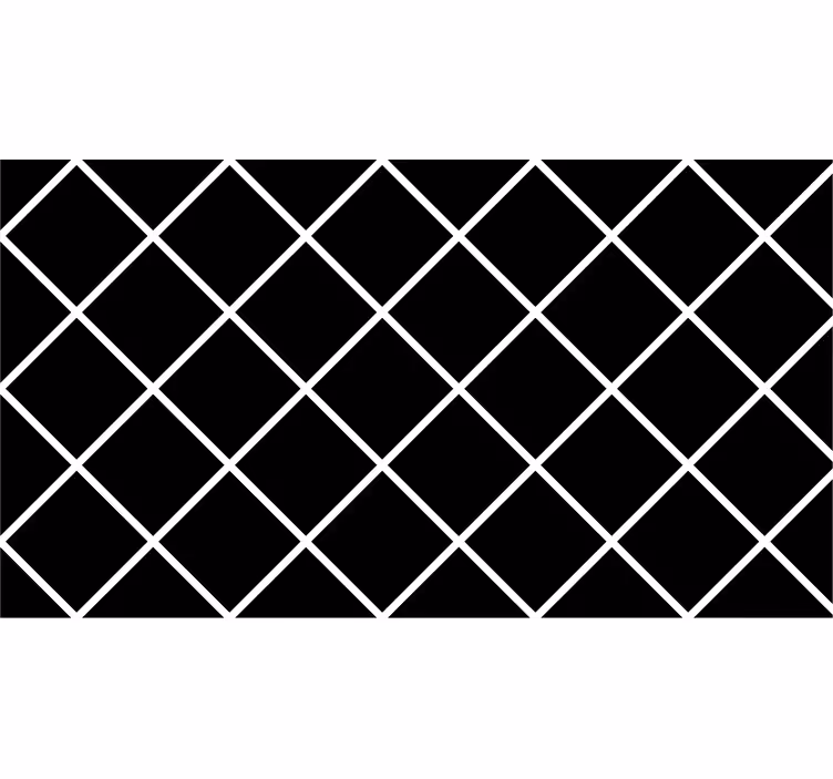 Sort tapet moderne geometriske linjer - TenStickers