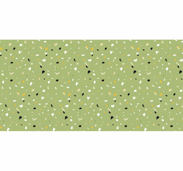 Grøn tapet i terrazzo grøn - TenStickers