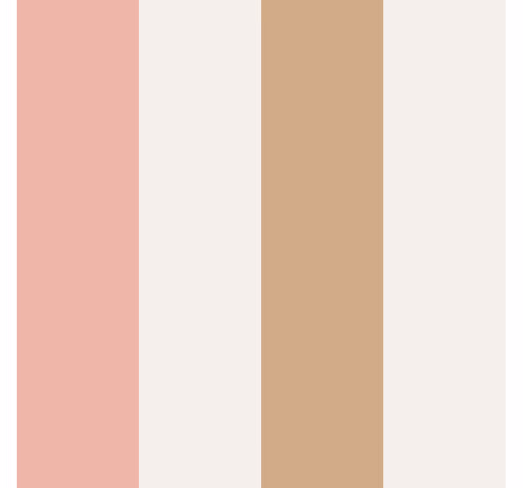 Vertikal tapet i brun og lyserød pastel - TenStickers