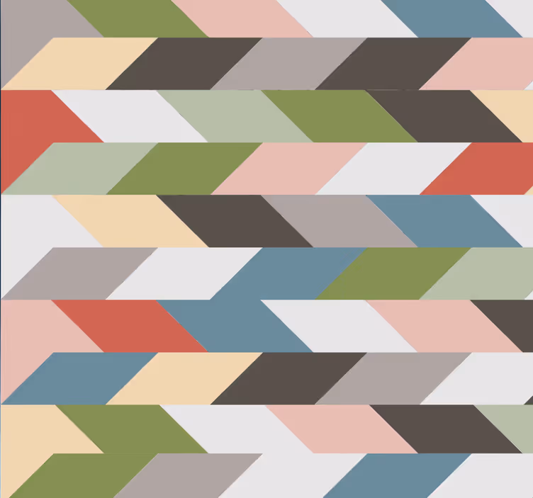 Moderne geometrisk tapet - TenStickers
