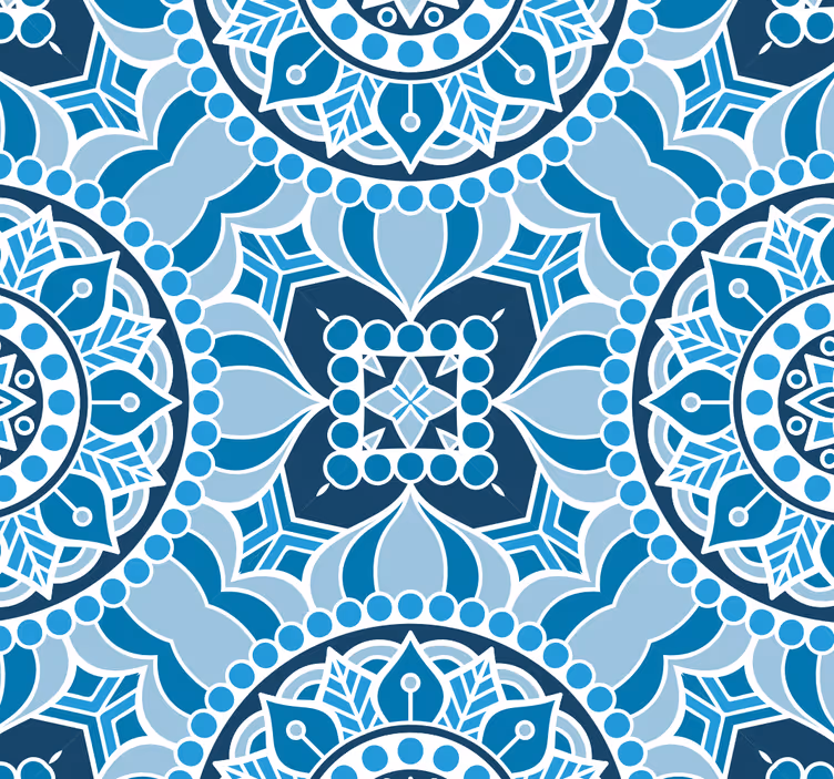 Dekorativ tapet mandala stil - TenStickers
