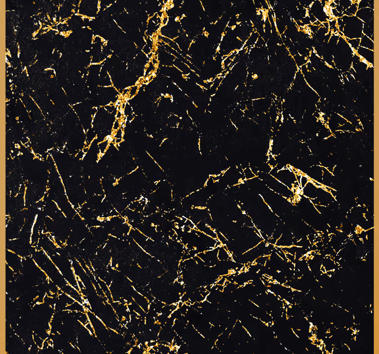 Sort og guld marmor tekstur marmor tapet - TenStickers