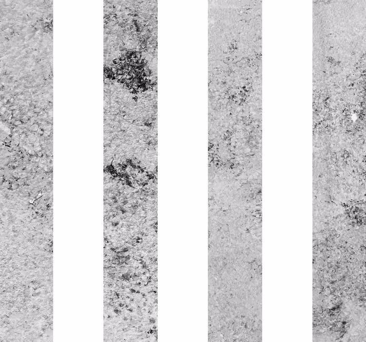 Grå stribet beton tekstureret tapet - TenStickers