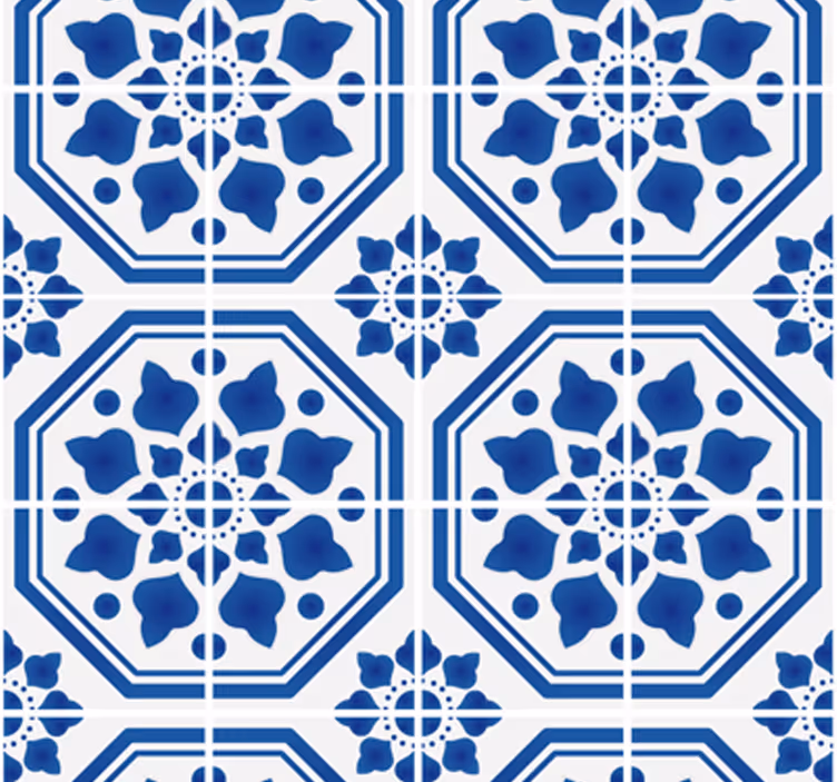 Safir klassikere dekorative tapet - TenStickers