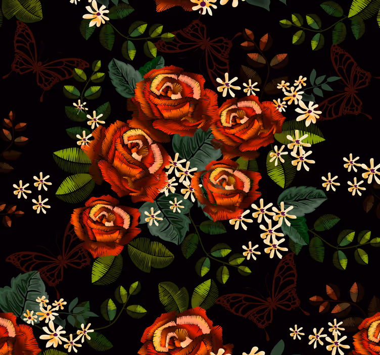 Glamourøs have vintage tapet - TenStickers
