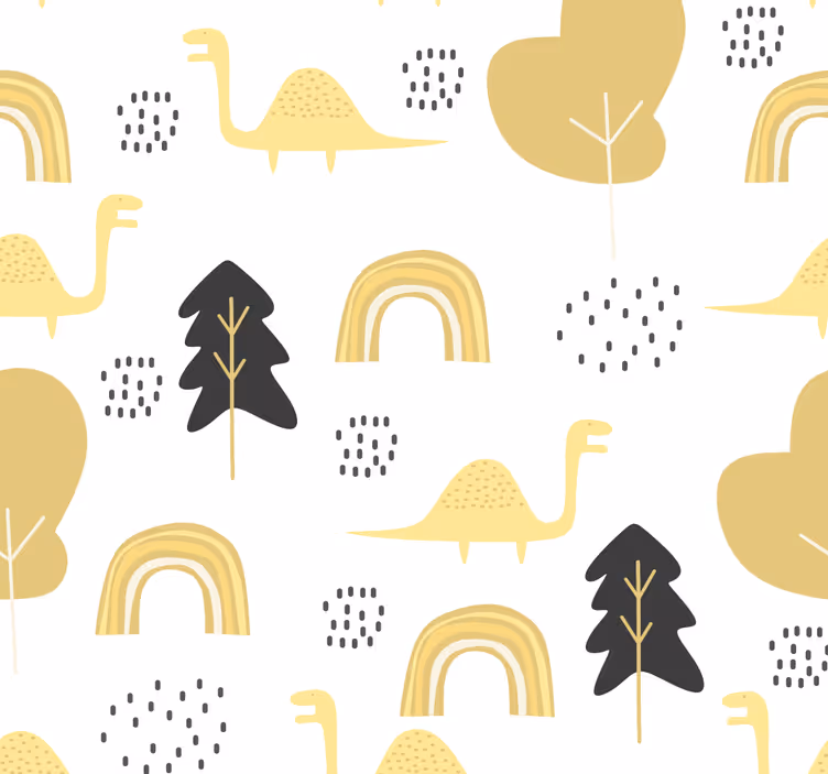 Legende dinosaur motiv baby tapet - TenStickers