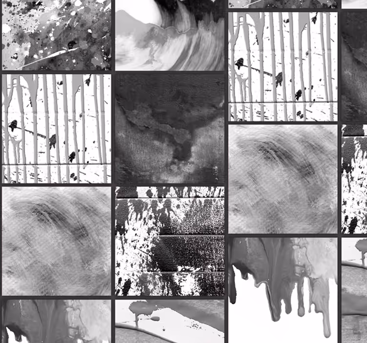 Urban akvarel kunst abstrakt tapet - TenStickers