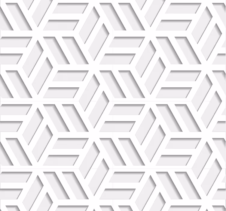 Geometrisk gitter geometrisk tapet - TenStickers