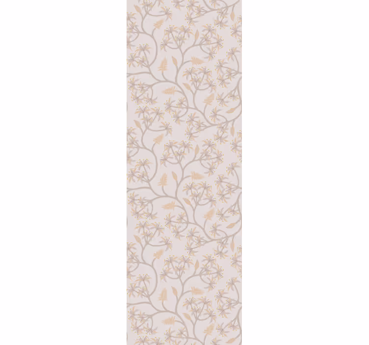 Elegante blomstermotiver blomstret tapet - TenStickers