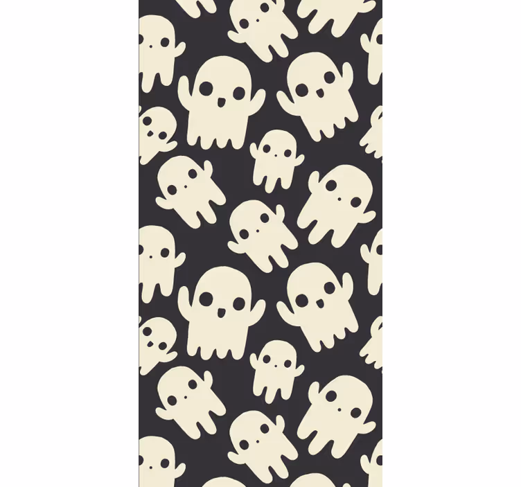 Kranie mønster halloween tapet - TenStickers