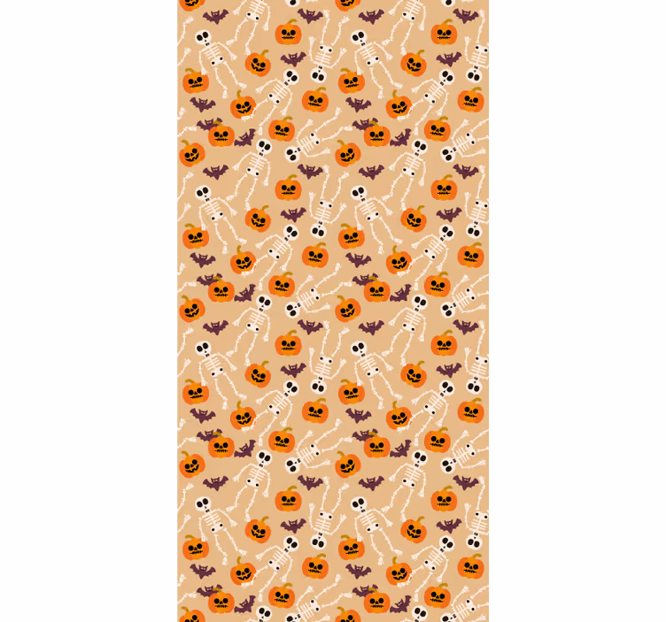 Uhyggeligt halloween mønster halloween tapet - TenStickers