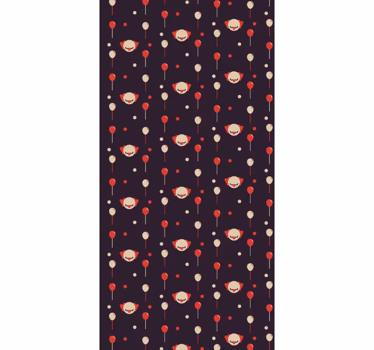 Klovne halloween tapet - TenStickers