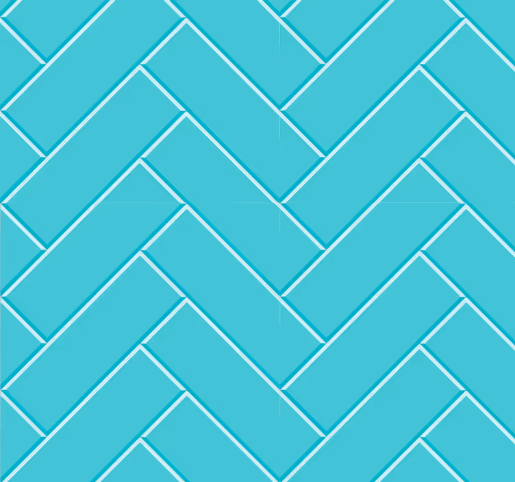 Chevron mønster geometrisk tapet - TenStickers