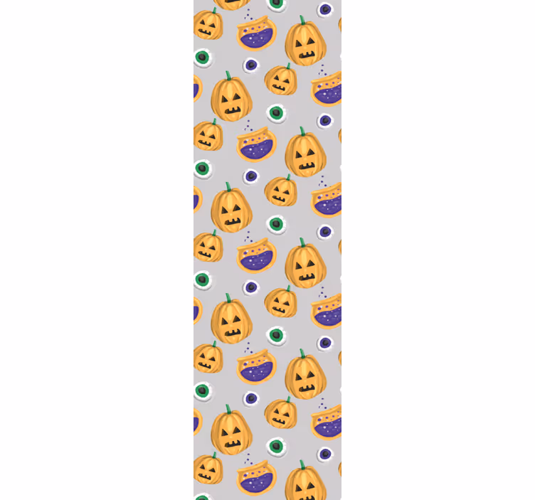 Græskar mønster halloween tapet - TenStickers