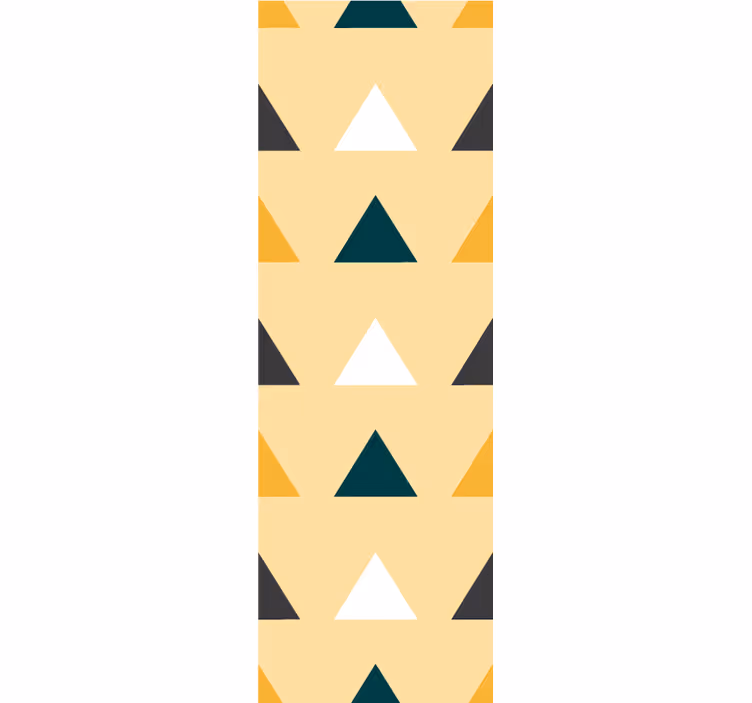 Geometrisk treklang geometrisk tapet - TenStickers