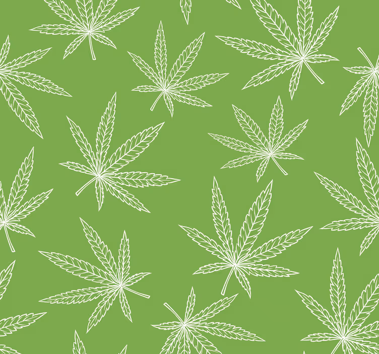 Botanisk emblem natur tapet - TenStickers
