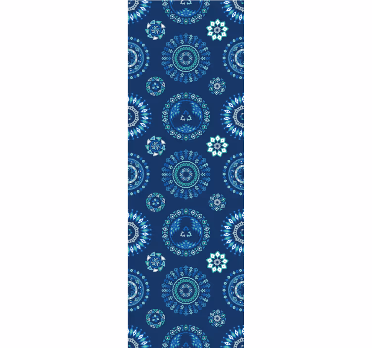 Mandala flise essens tapet i stuen - TenStickers