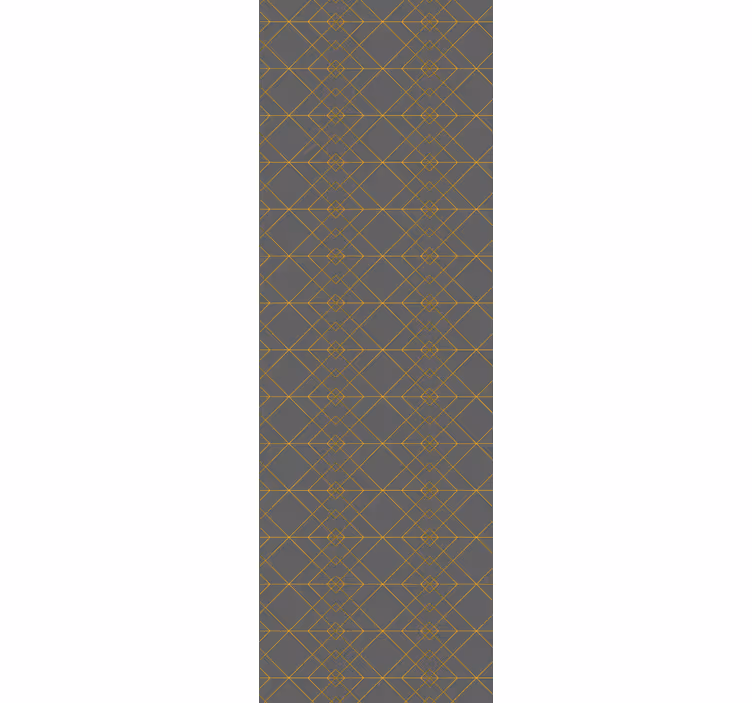 Geometrisk gittermønster geometrisk tapet - TenStickers