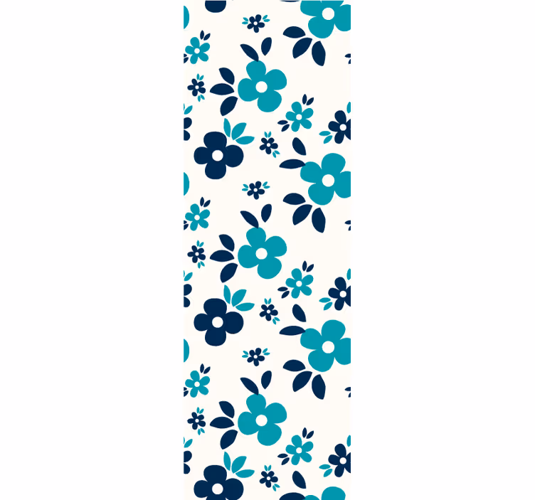 Blomstret børnehave design baby tapet - TenStickers