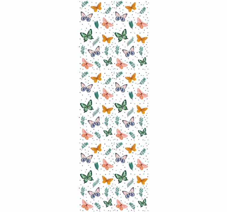Sommerfuglespredning tapet sommerfugl - TenStickers