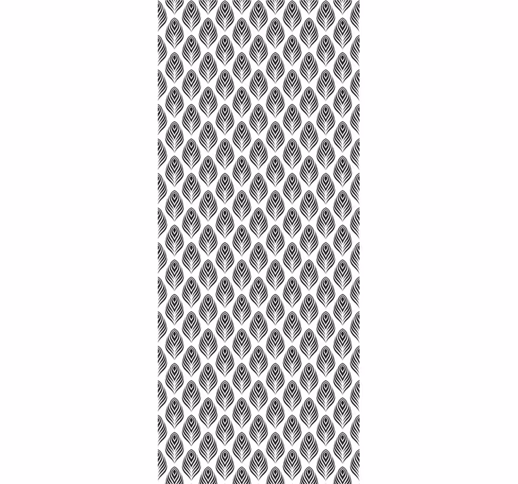 Indviklet geometrisk geometrisk tapet - TenStickers