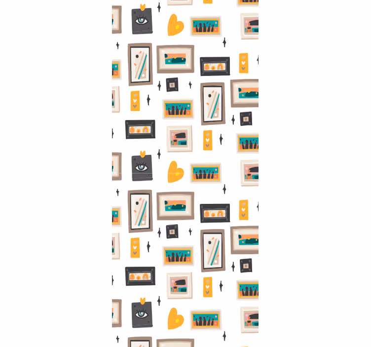 Retro kontor motiver industrielt tapet - TenStickers