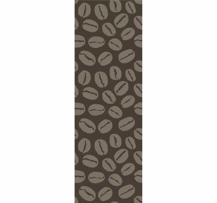 Kaffebønne motiv tapet - TenStickers