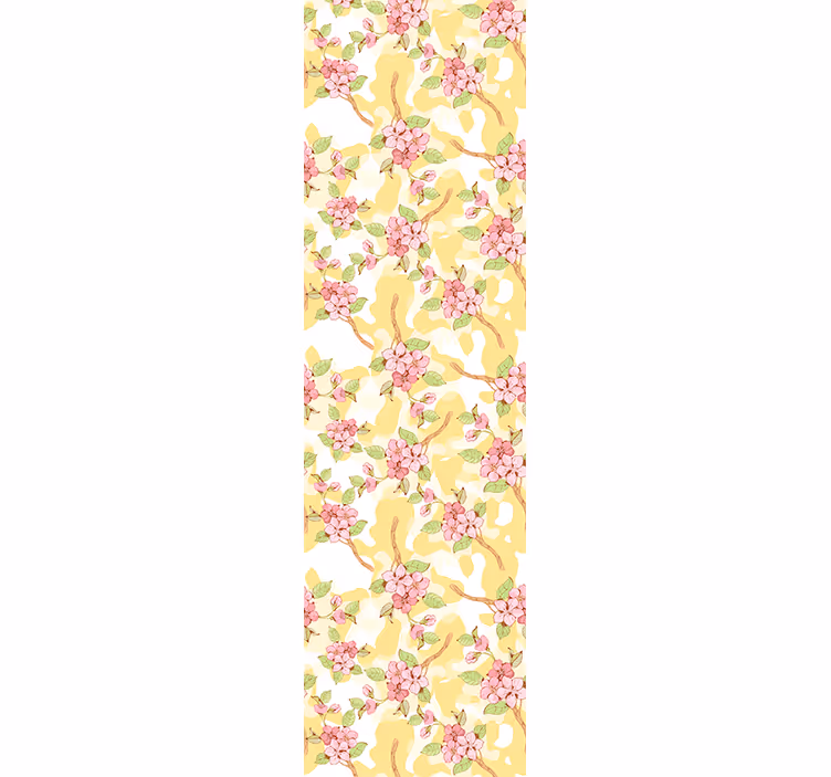 Blomster kaskade blomster tapet - TenStickers