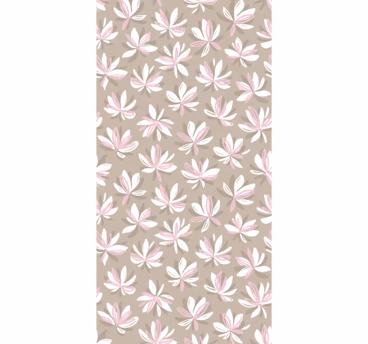 Display med blomstermønster blomstret tapet - TenStickers