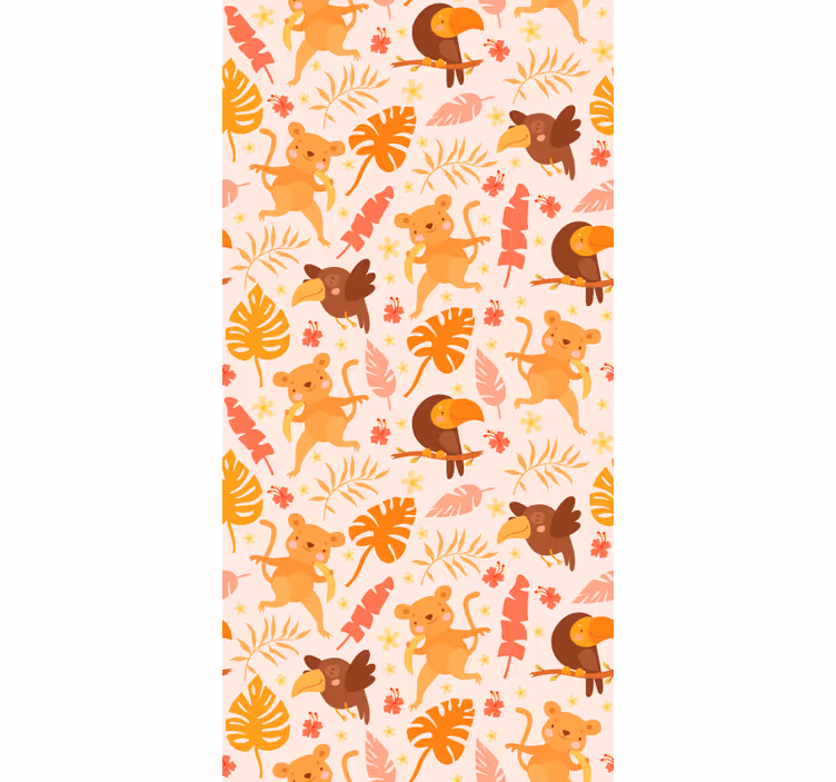 Legende junglefauna katte tapet - TenStickers