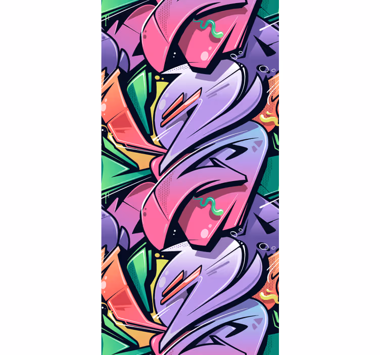 Flamboyante tukaner tapet kunst - TenStickers