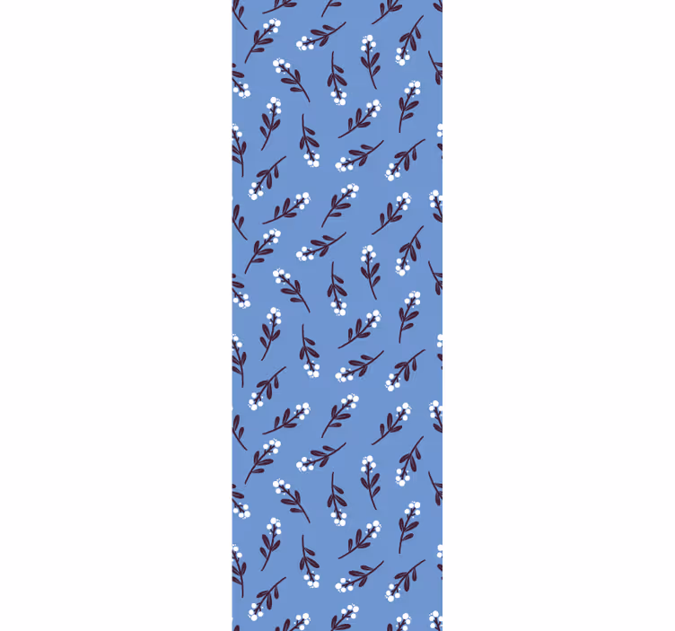 Blomstergrene motiv blomster tapet - TenStickers