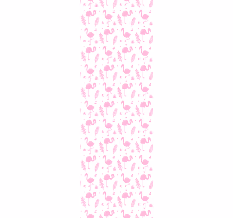 Flamingo motiver tapet med dyr - TenStickers