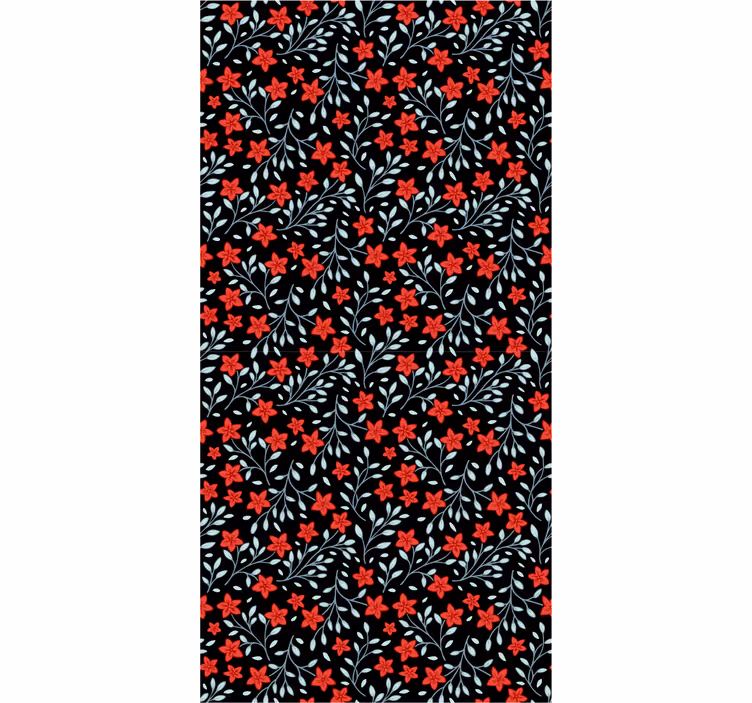 Blomstertapet blomstret tapet - TenStickers