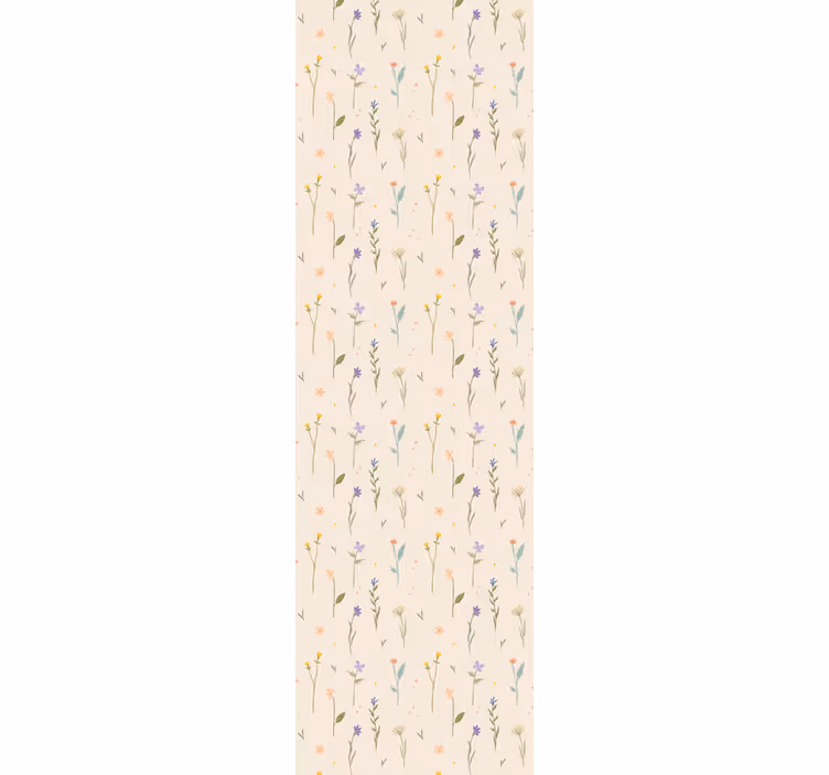 Vildblomst elegance blomster tapet - TenStickers
