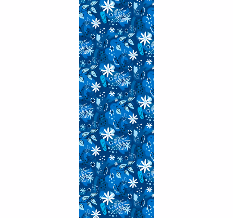 Blomsterfauna motiv tapet kunst - TenStickers