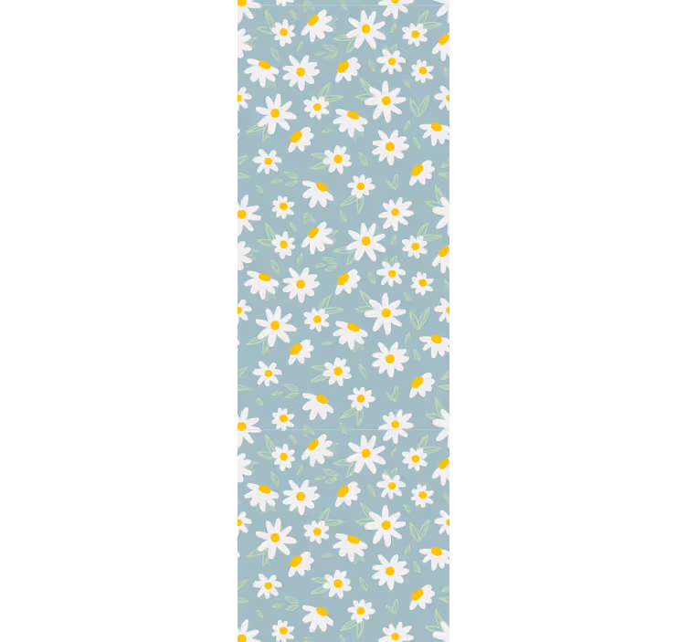 Tusindfryd mønster blomster tapet - TenStickers