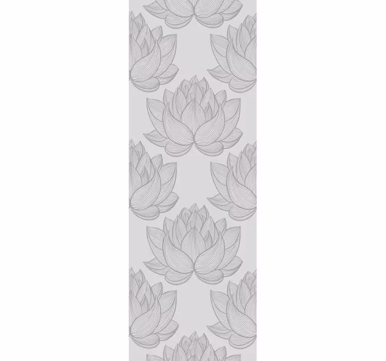 Lotusblomster blomster tapet - TenStickers