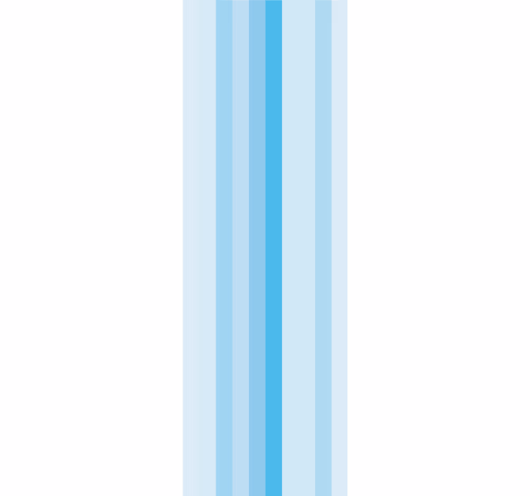 Striber med kold vinter lodret tapet - TenStickers