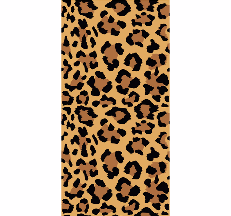 Cool panter print dyr tapet - TenStickers