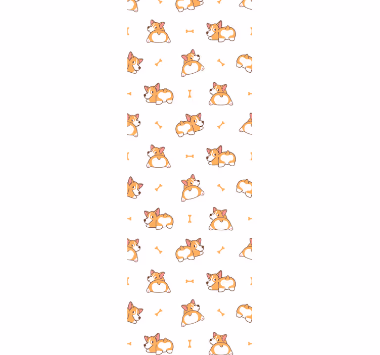 Legende corgis tapet med hunde - TenStickers
