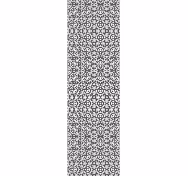 Ornamental symmetri blomstret tapet - TenStickers